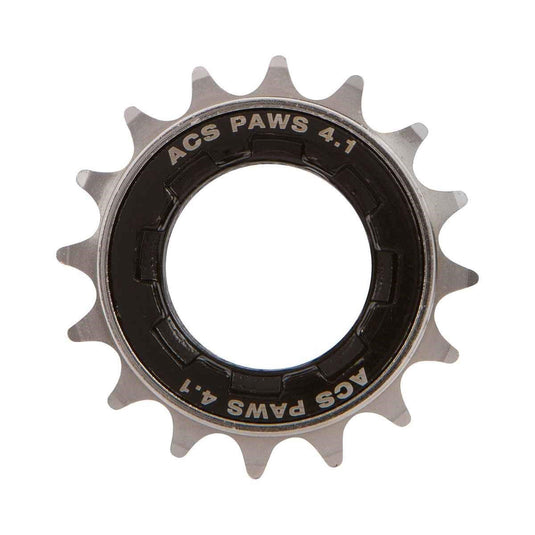 Acs freewheel bmx 16t 3 32 paws 4.1 nikkel zwart