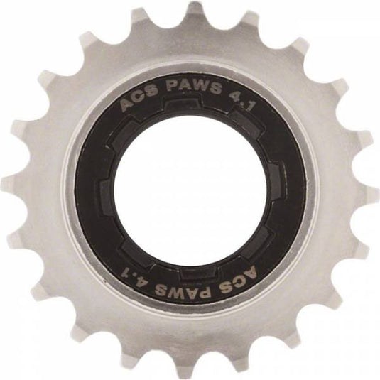 Acs freewheel bmx 20t 3 32 paws 4.1 bsa nikkel zwart