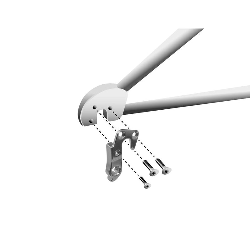Load image into Gallery viewer, Union derailleurpad GH-051 met schroefset M4x0.7 + M3x0.5
