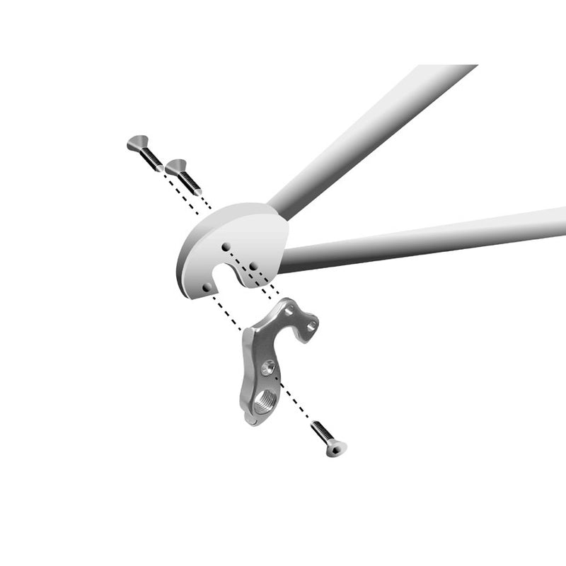 Load image into Gallery viewer, Union derailleurpad GH-057 met schroefset M4x0.7 + M3x0.5
