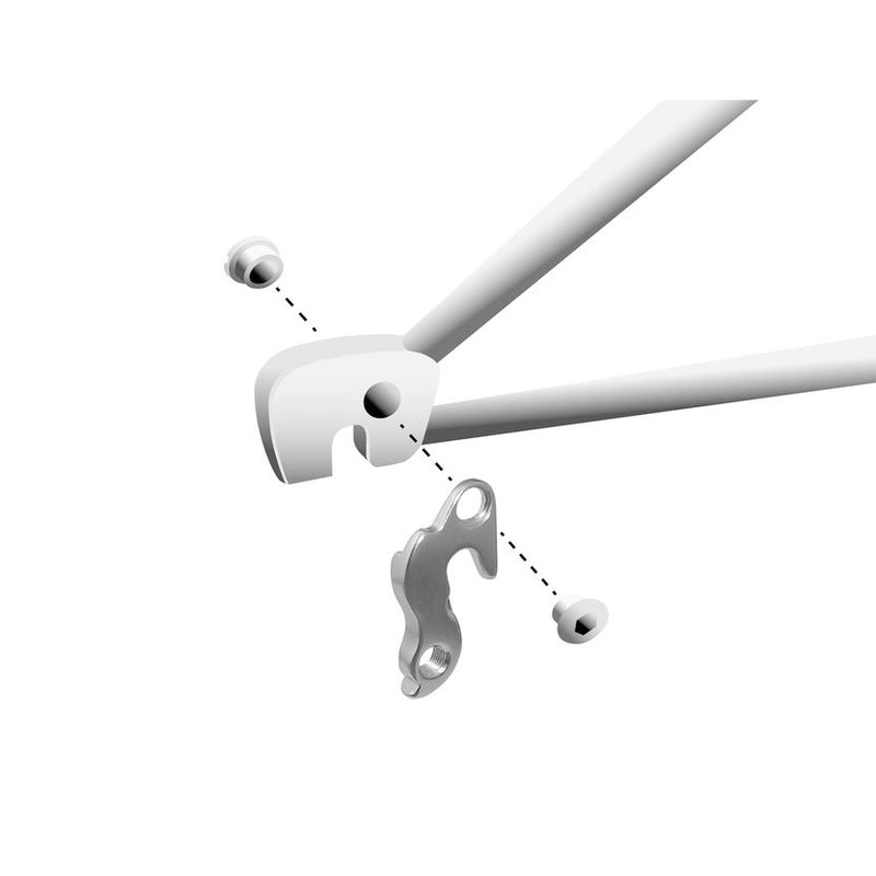 Load image into Gallery viewer, derailleurhanger GH-068 63,8 mm zilver
