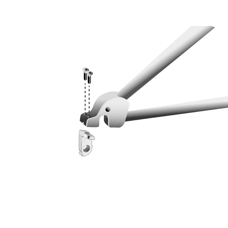 Cargue la imagen en el visor de la galería, Union derailleurpad GH-076 met schroefset M4x0.7

