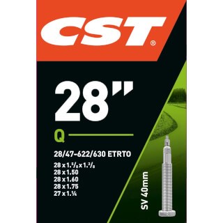 CST Binnenband 28x1 5 8x1 3 8 ETRTO 28 47-622-630, Ventiel Presta Frans 40mm