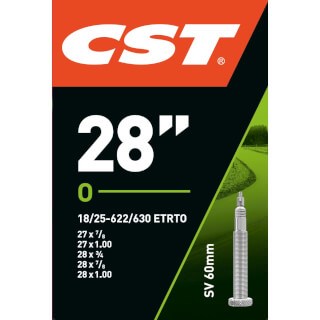 CST Binnenband sv15 race 28 inch 18 25-622 sv 60 mm extra lang 071505