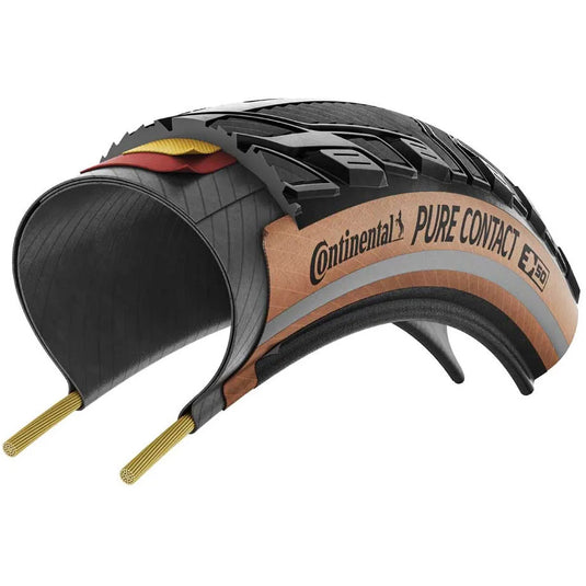 Continental vouwband pure contact 55-584 zwart bruin