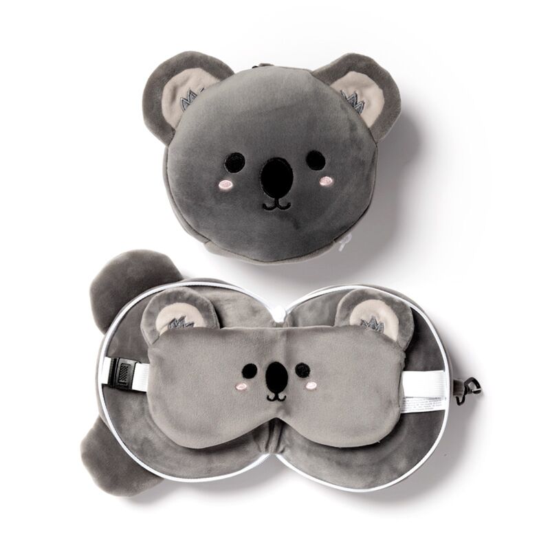 Load image into Gallery viewer, Ty pluche adoramals koala rond reiskussen slaapmasker
