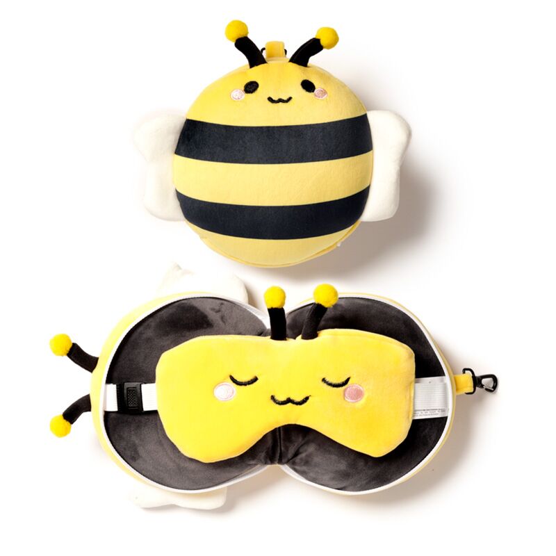 Load image into Gallery viewer, Ty relaxeazzz adorabugs bij rond reiskussen slaapmasker
