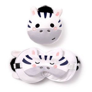Ty relaxeazzz adoramals bali de zebra rond reiskussen slaapmasker