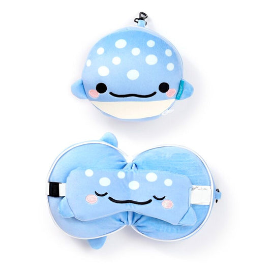 Ty relaxeazzz adoramals aoi de walvishaai rond reiskussen slaapmasker
