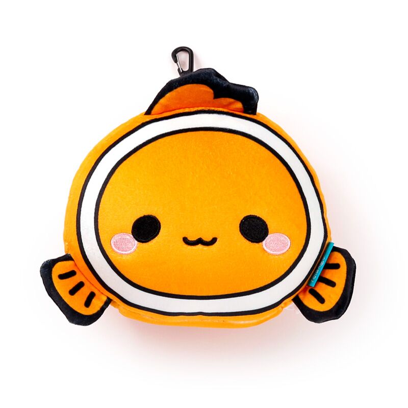 Load image into Gallery viewer, Ty relaxeazzz adoramals finley de clownsvis rond reiskussen slaapmasker
