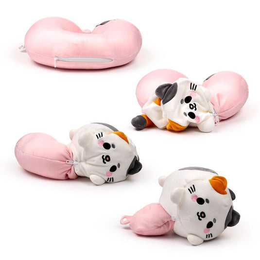 Swapseazzz adoramals kat 2-in-1 pluche reiskussen