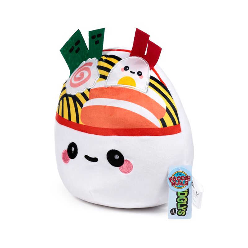 Load image into Gallery viewer, Pluche squidglys foodiemals nori de ramen kom
