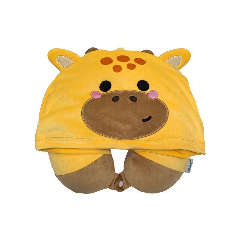 Load image into Gallery viewer, Puch hoodeazzz adoramals raffi de giraffe memory foam reiskussen caon

