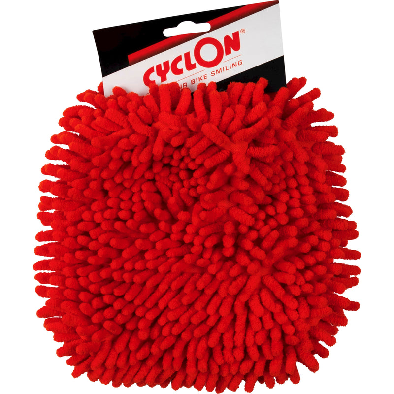 Afbeelding laden in galerijviewer, washandschoen microvezel rood
