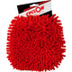 washandschoen microvezel rood