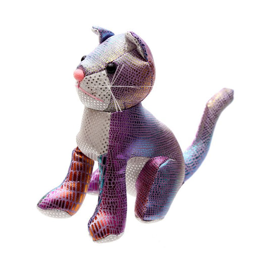 Kat dierenknuffels zanddieren 15cm