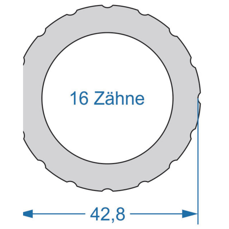 Load image into Gallery viewer, Cyclus gereedschap power.tool 2-zijdig t16 42.8 z12 23.0
