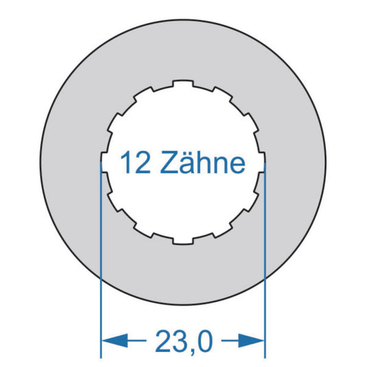 Cyclus gereedschap power.tool 2-zijdig t16 42.8 z12 23.0