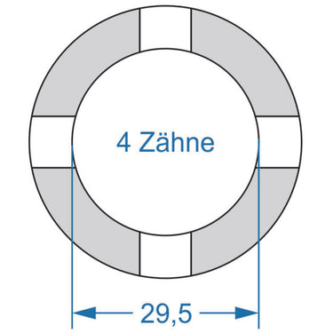 Cycplus cyclus gereedschap power.tool 2-zijdig t4 29.5 t4 19.0