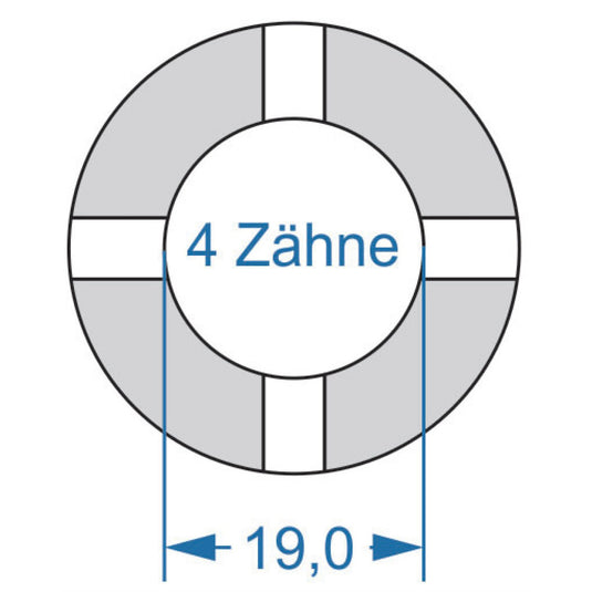 Cycplus cyclus gereedschap power.tool 2-zijdig t4 29.5 t4 19.0