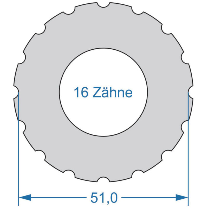 Load image into Gallery viewer, Cyclus gereedschap power.tool 1-zijdig t16 51.0
