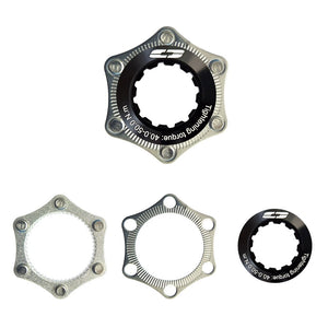 Cyclo tech adapter centerlock naar 6 gaats, quick release