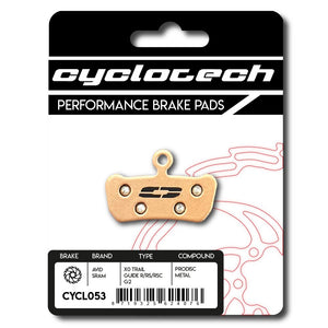 Cyclo tech schijfremblok prodisc metal sram g2