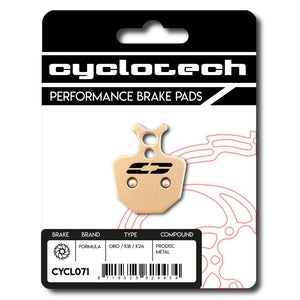Cyclotech, cyclotech cyclotech schijfremblok prodisc metal formula oro