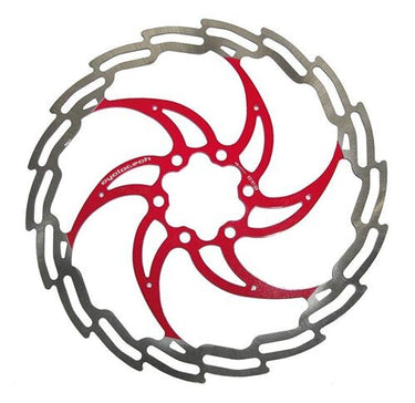 Cyclo tech remschijf prodisc ninja 160 mm, rood