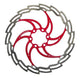 Cyclotech, cyclotech cyclotech remschijf prodisc ninja 203 mm, rood