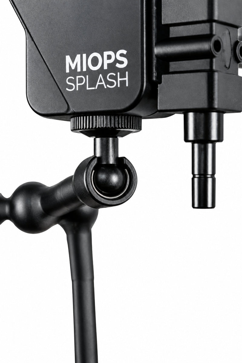 ギャラリービューアに画像をロードする, Miops splash v2 waterdruppel kit + c1 kabel
