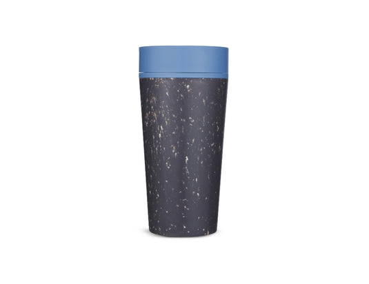 Circular co. koffiebeker - circular cup - zwart blauw - 340 ml