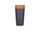 Circular co. koffiebeker - circular cup - zwart oranje - 340 ml