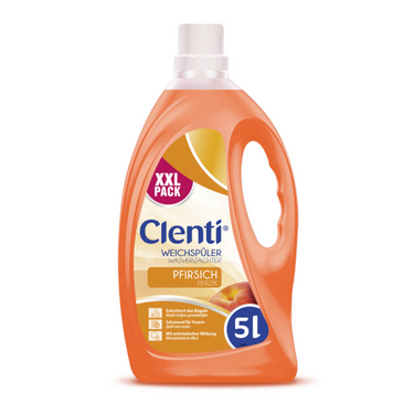Clenti fabric softener peach (2x 5l)