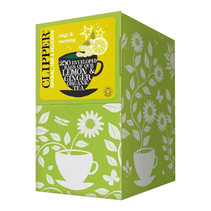 Clipper thee clipper infusion lemon ginger bio (250 stuks)