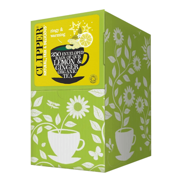 Clipper thee clipper infusion lemon ginger bio (250 stuks)