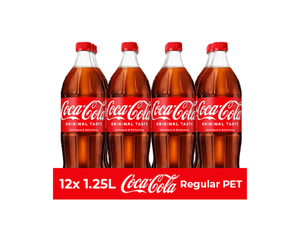 Coca-cola regular pet (12x 1.25 liter)
