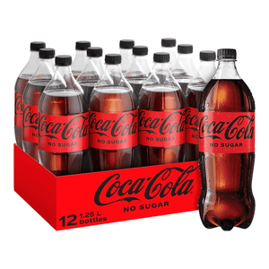 Coca-cola zero petfles (12x 1,25 liter)