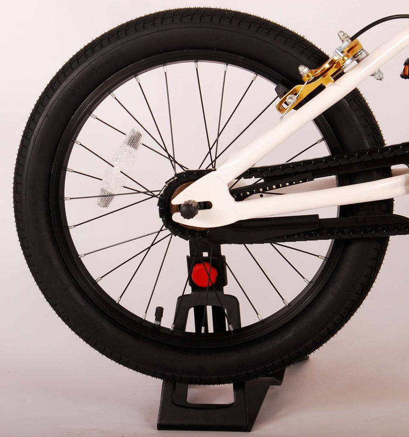 Load image into Gallery viewer, Volare Cool Rider Kinderfiets - Jongens - 18 inch - Wit - 95% afgemonteerd - Prime Collection
