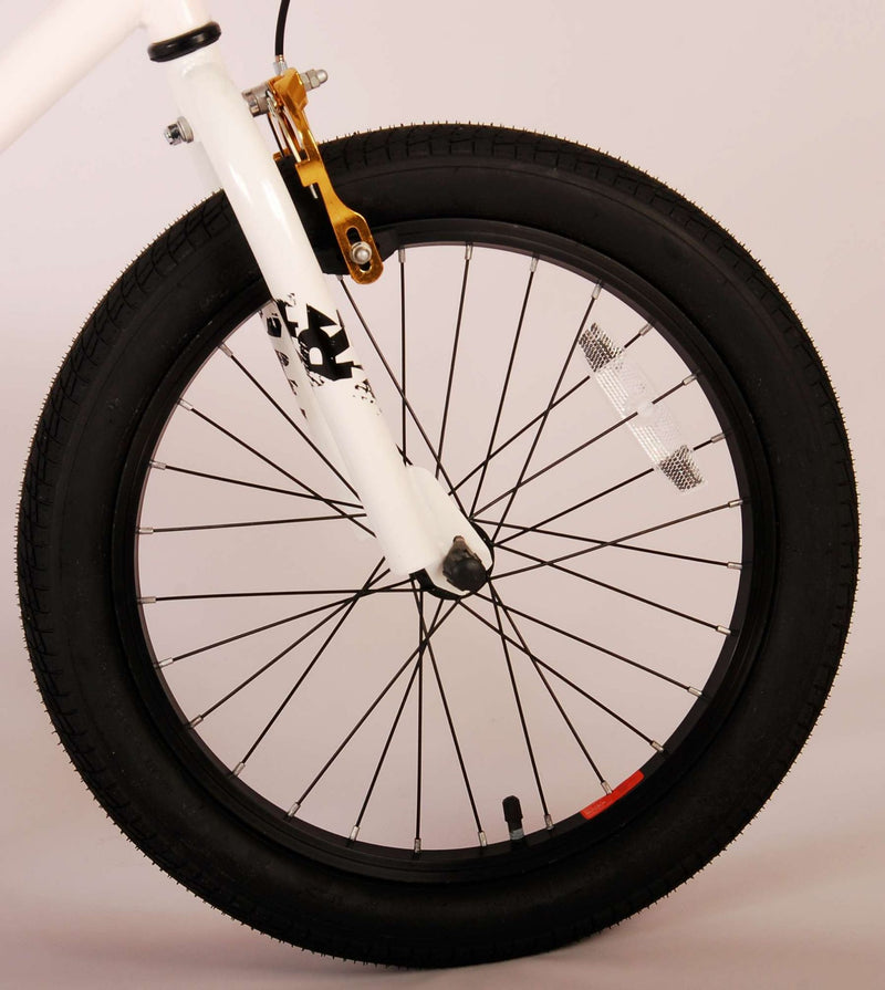 Load image into Gallery viewer, Volare Cool Rider Kinderfiets - Jongens - 18 inch - Wit - 95% afgemonteerd - Prime Collection
