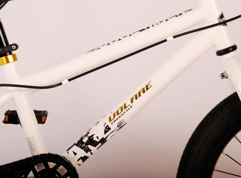Load image into Gallery viewer, Volare Cool Rider Kinderfiets - Jongens - 18 inch - Wit - 95% afgemonteerd - Prime Collection
