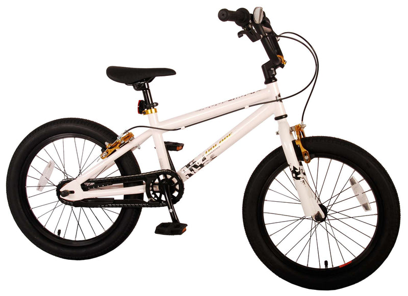 Load image into Gallery viewer, Volare Cool Rider Kinderfiets - Jongens - 18 inch - Wit - 95% afgemonteerd - Prime Collection
