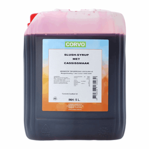 Corvo slush siroop cassis (5 liter)