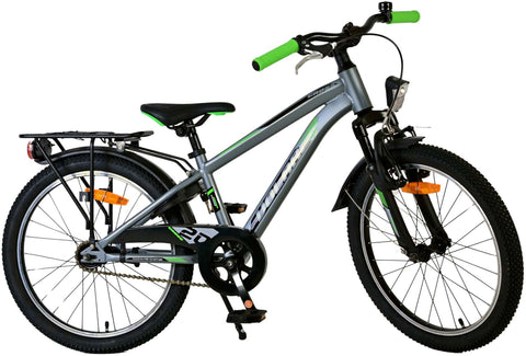 Volare Cross Kinderfiets - Jongens - 20 inch - donker Grijs