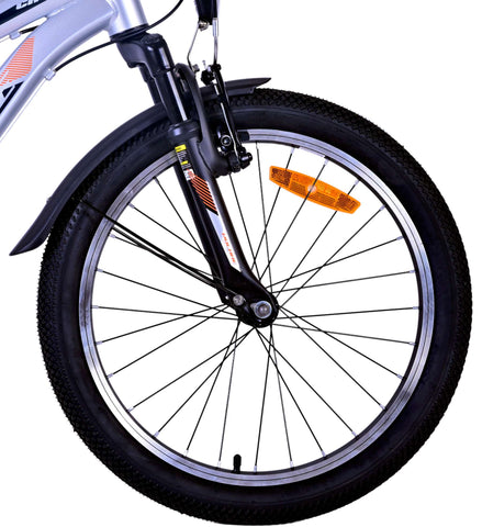 Volare Cross Kinderfiets - Jongens - 20 inch - Zilver - 6 versnellingen