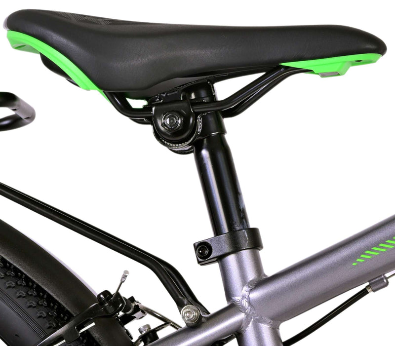 Load image into Gallery viewer, Volare Cross Kinderfiets - Jongens - 24 inch - Grijs - 18 versnellingen - Twee handremmen

