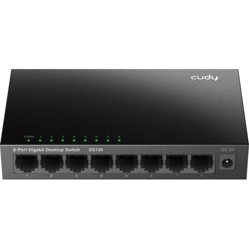 Load image into Gallery viewer, Cudy 8-port gigabit desktop metal switch
