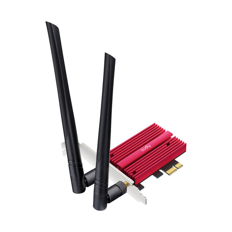 Load image into Gallery viewer, Cudy ax5400 wi-fi 6e bluetooth 5.3 pci-e adapter
