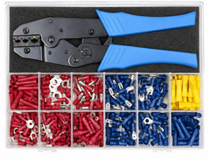 Tirex kabelschoenassortiment geïsoleerd 360-delig met tang