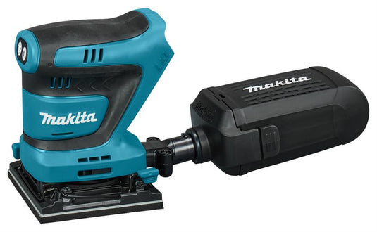 Makita dbo480z | accu handpalm vlakschuurmachine | 18v | zonder accu's en lader | in doos - dbo480z